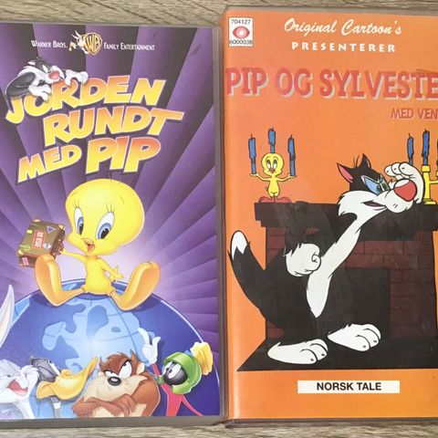 PIP og SYLVESTER med Venner , JORDEN RUNDT med PIP #Gamle Warner Bros