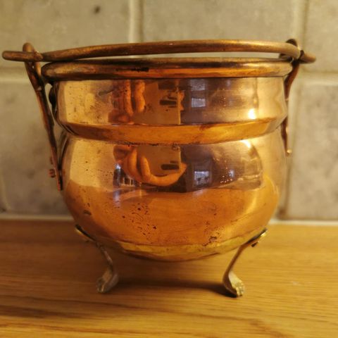 Kobber potte - 11,5 x 11,5 cm