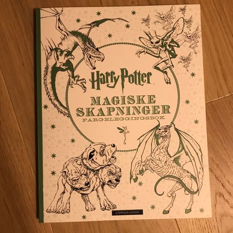 Harry Potter, magiske skapninger, fargeleggingsbok