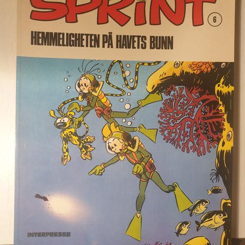 Sprint Hemmeligheten på havets bunn nr 6