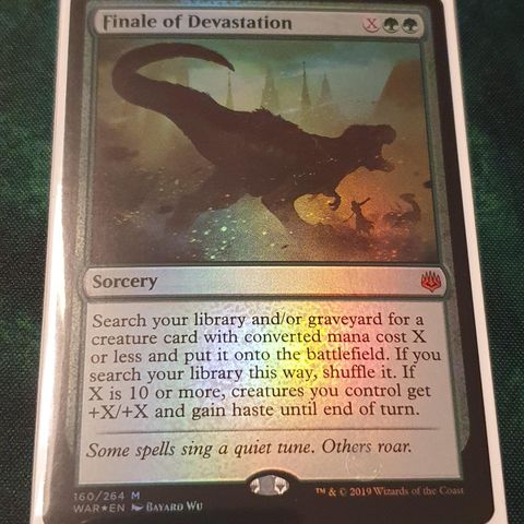 Magic the Gathering kort. Finale of Devastation FOIL