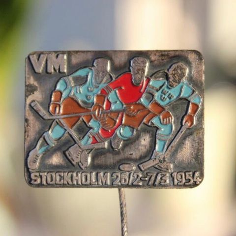 ishockey vm 1955 nålmerke