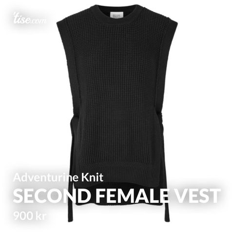 Second Female Aventurine Knit Vest