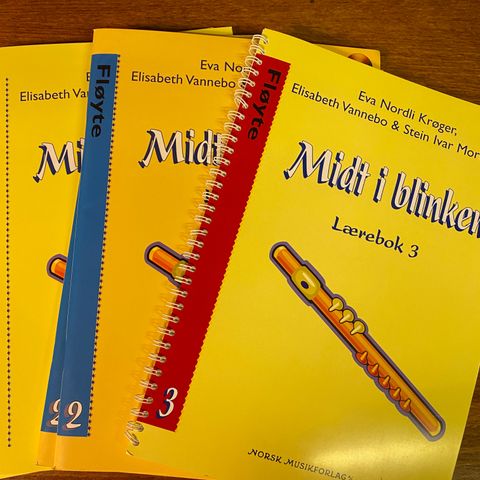 Lærebøker til musikkundervisning -  for div. instrumenter....