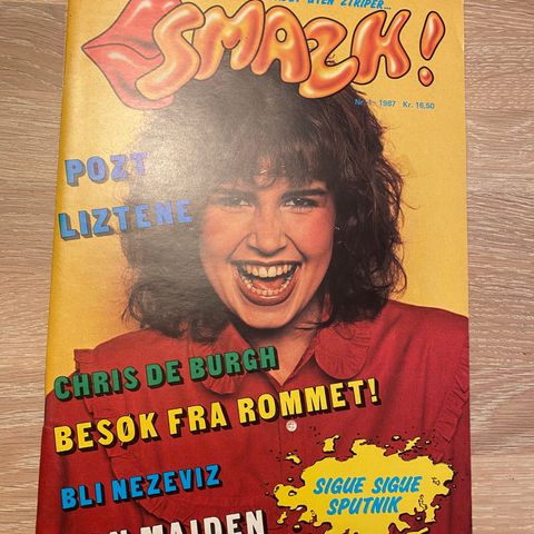 Smazk tegneserie/pop magasin 1/87 med poster!