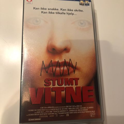 Stumt vitne - VHS