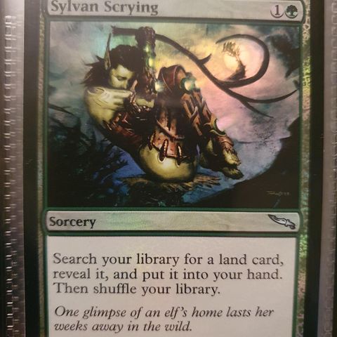 Sylvan Scrying foil - Mirrodin