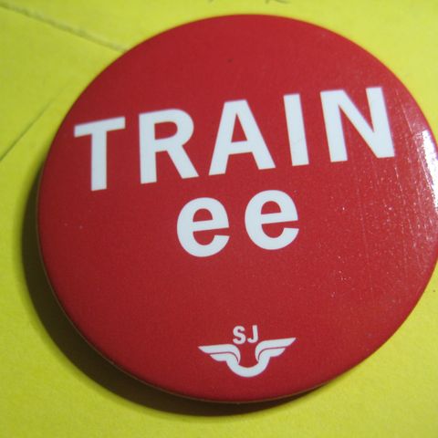 TRAIN ee  Button Svenska Jernvegen