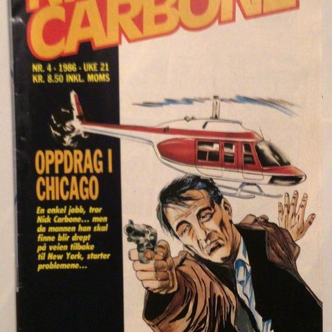 Tegneserie Nick Carbone Nr.4 - 1986