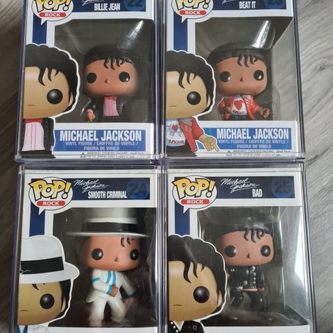 Sjelden mulighet! Michael Jackson Funko pops!