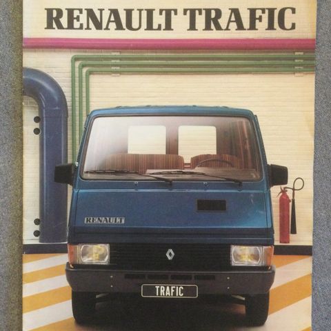 Renault Trafik brosjyre fra 1982