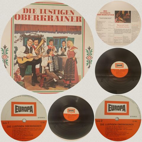 VINTAGE/RETRO LP-VINYL "DIE LUSTIGEN OBERKRAINER "