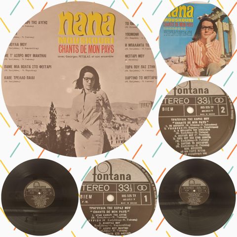 VINTAGE/RETRO LP-VINYL "NANA MOUSKOURI/CHANTS DE MON PAYS 1967"