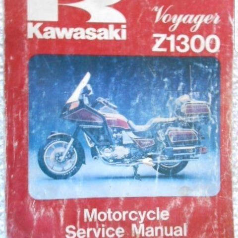 Kawasaki z1300 verkstebok.