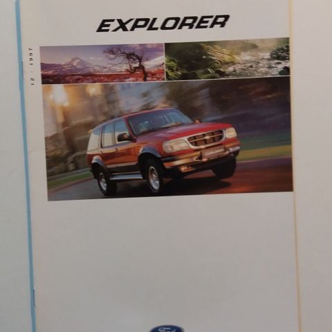 Ford Explorer-brosjyre.