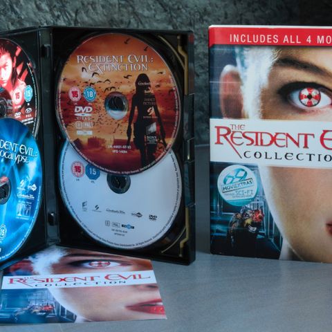 Resident Evil Collection | Inneholder 4 filmer | DVD