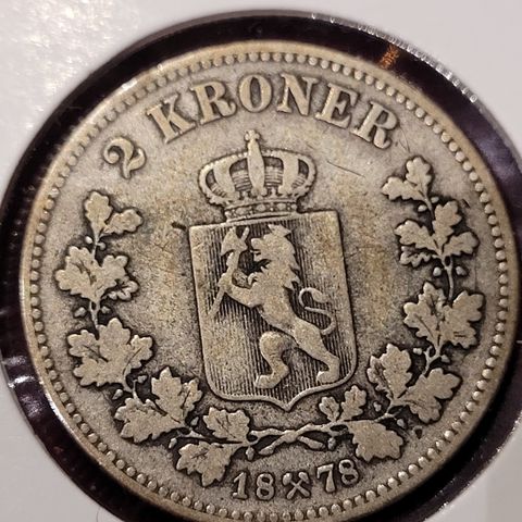 2 KRONER 1878 NORGE