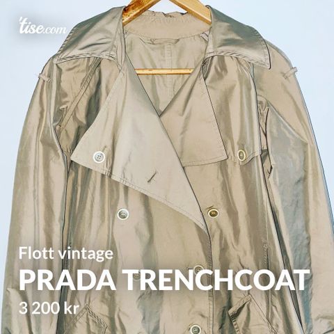 PRADA Trenchcoat - flott vintage!