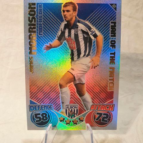 Match Attax 2010/11 - #431 James Morrison (Man of the Match)