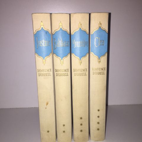 Justine, Balthazar, Mountolive & Clea - Lawrence Durrell. 1960/61