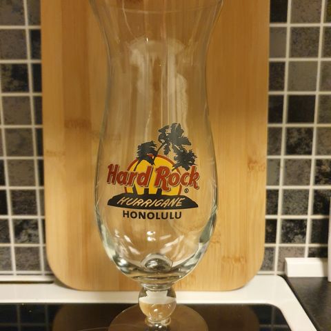 Hard Rock Hurricane glass, Honolulu