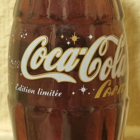 Spesiell Coca-Cola glassflaske fra Frankrike