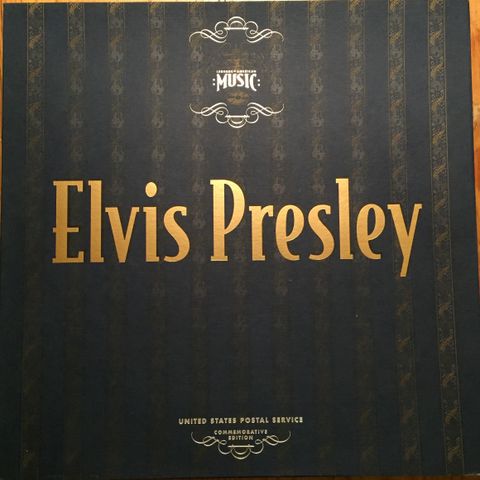 Elvis Presley offisielle frimerker+ 1993. For samlere.