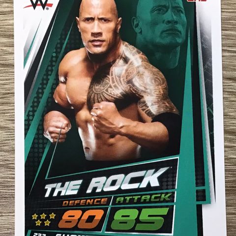 The Rock Wrestling TOPPS 2019 _ SHOWMAN