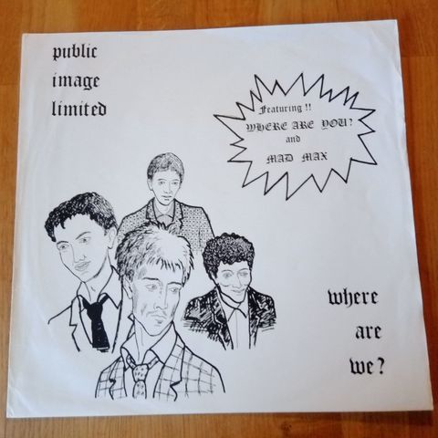 Public Image Limited - Where are we ? Live USA 1983 LP Rare