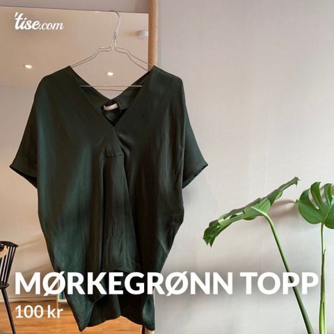 Mørkegrønn topp