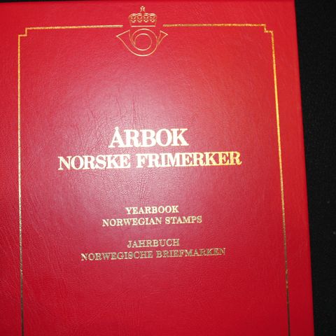 årbok norske frimerker fra 1991-1998