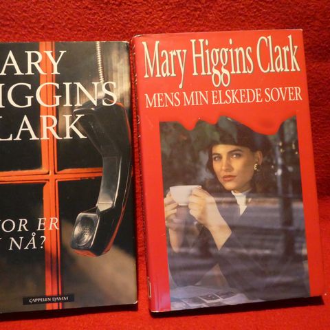 Mary Higgins Clark: bøker