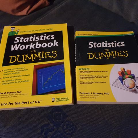 Statistics lærebok+ Workbook for Dummies 