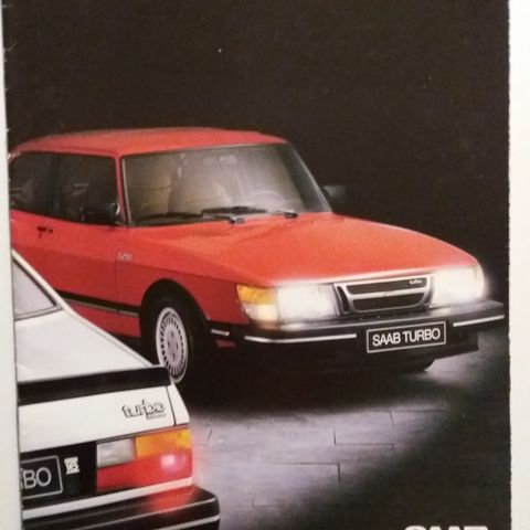 SAAB 900 TURBO 16 -brosjyre.