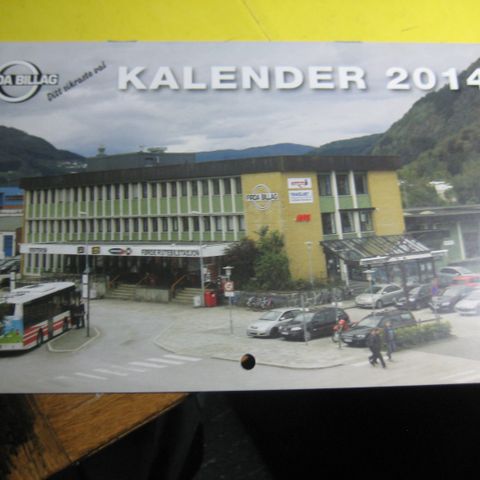 Firda Billags Kalender for 2014