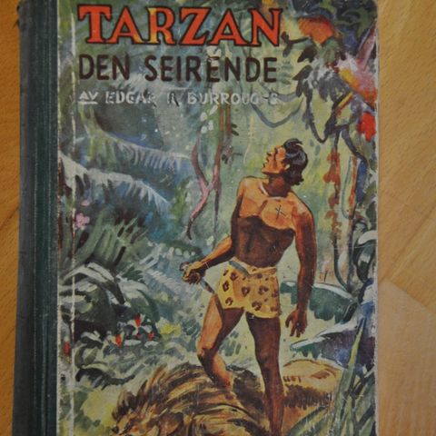 Tarzan den seirende . Edgar Burroug. Innb. (T).Sendes