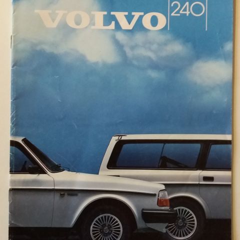 1984 VOLVO 240 - brosjyre.