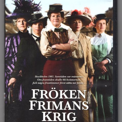 DVD  Frøken Frimans Krig 1.  Svensk drama.