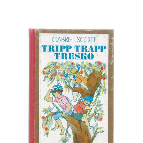 Gabriel Scott Tripp Trapp Tresko  innb.barnebok 1972 Meget pen , illustrert