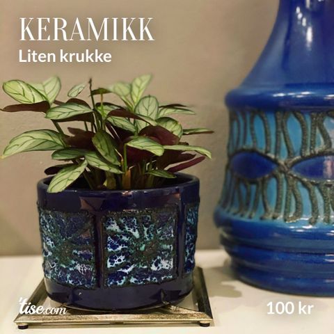 Keramikk liten krukke