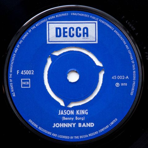 7", Single - Johnny Band - Jason-King 1970 Norway