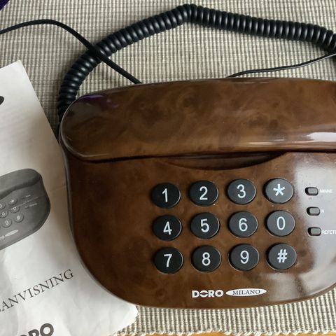 Telefon. Tastafon. Vintage. Samleobjekt.
