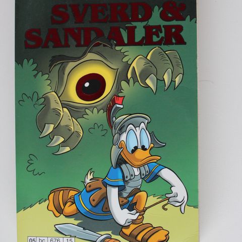 Tema pocket nr 17 Donald Duck sverd og sandaler