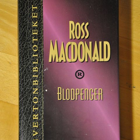 Ross MacDonald: Blodpenger. Innb. (W). Sendes