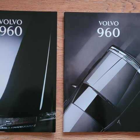 Brosjyre Volvo 960 1993 og 1994 (1994 SOLGT)