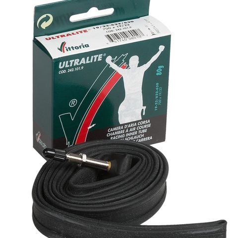 NYE 2x Vittoria Ultralite 700x19/23c Inner Tube Kun 80 Gram !