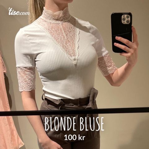 Blonde bluse