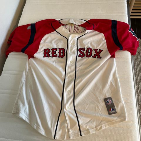 skjorte jersey red sox