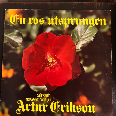 Artur Erikson - En Ros Utsprungen (Sånger I Advent Och Jul)