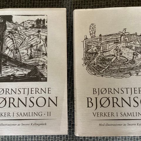 BJØRNSTJERNE BJØRNSON-«VERKER I SAMLING, bind II og bind III. 1993